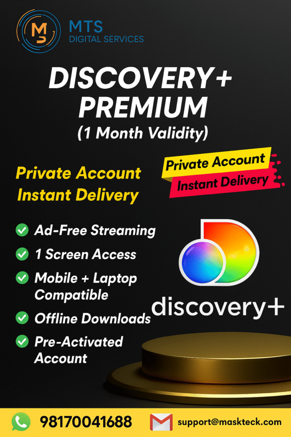DISCOVERY+ ONE MONTH