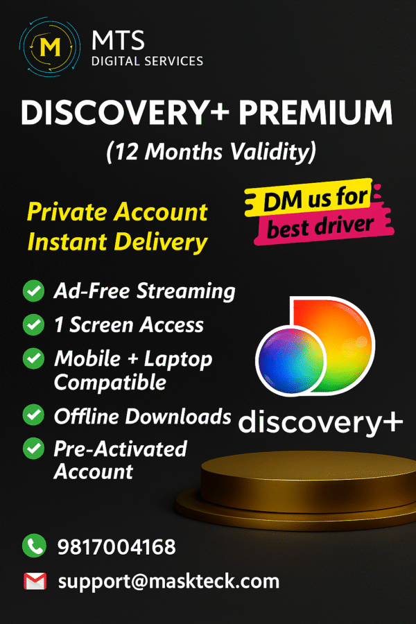 DISCOVERY+ 12 MONTHS