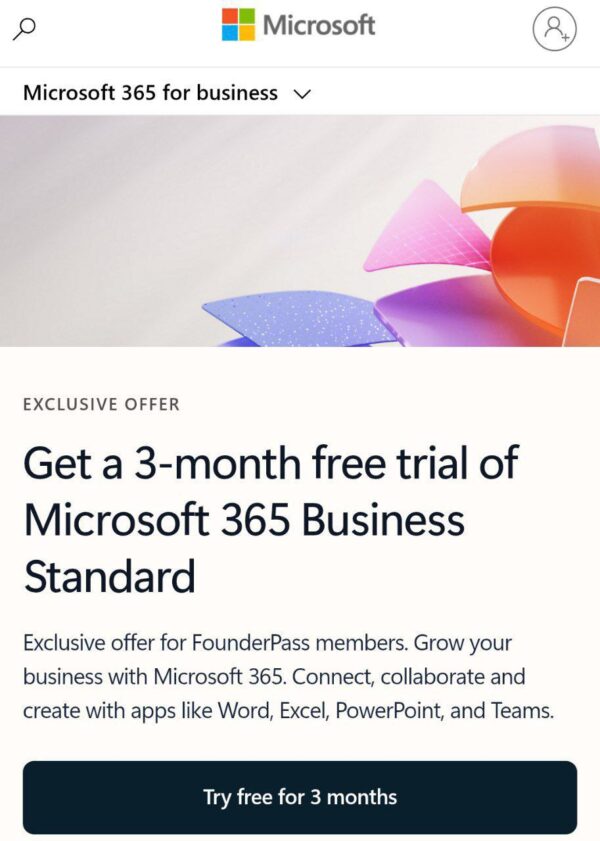 Microsoft 365 business – 3 Months Access